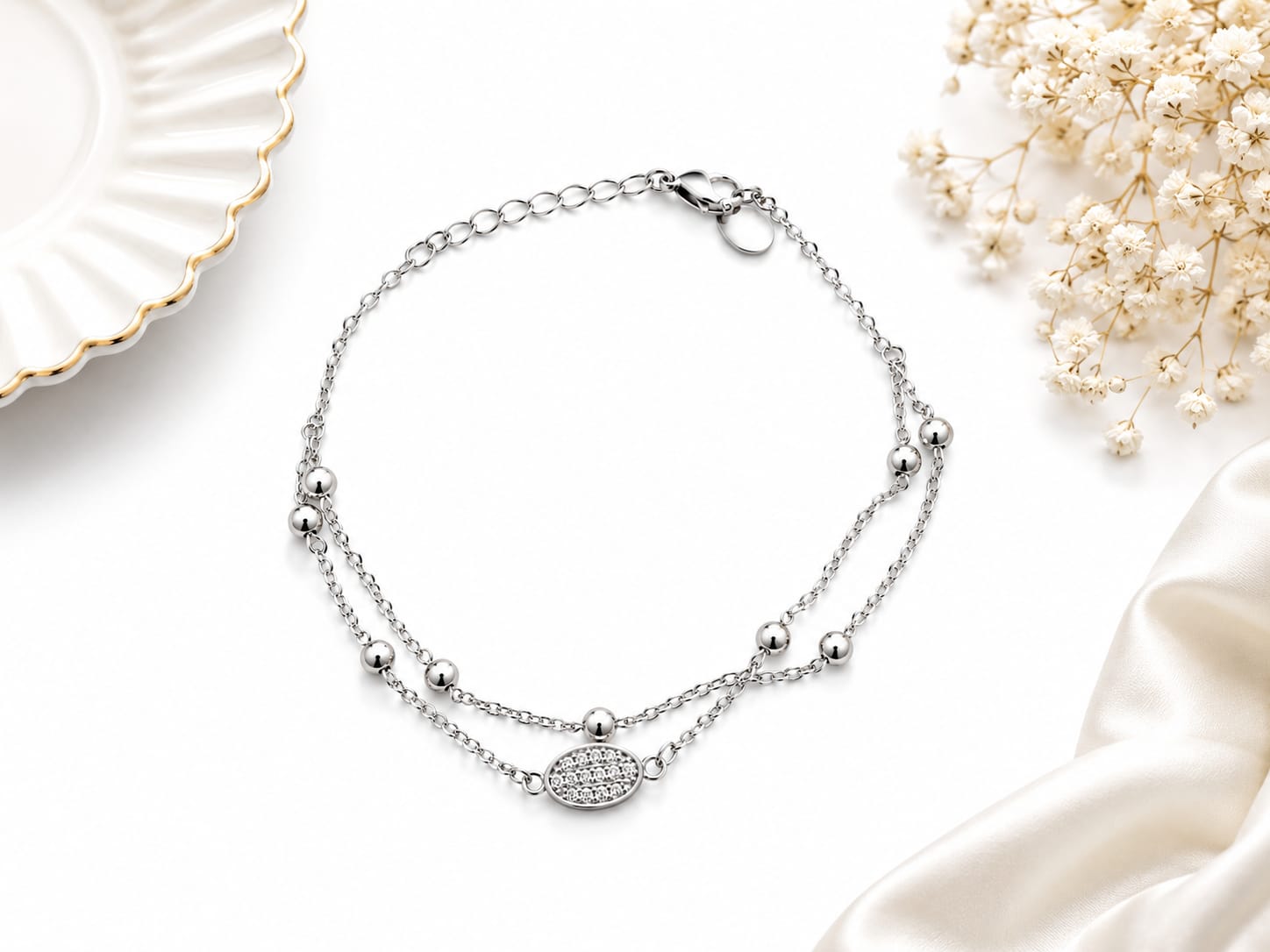 925 Ayar Kadın Gümüş (silver) Bileklik